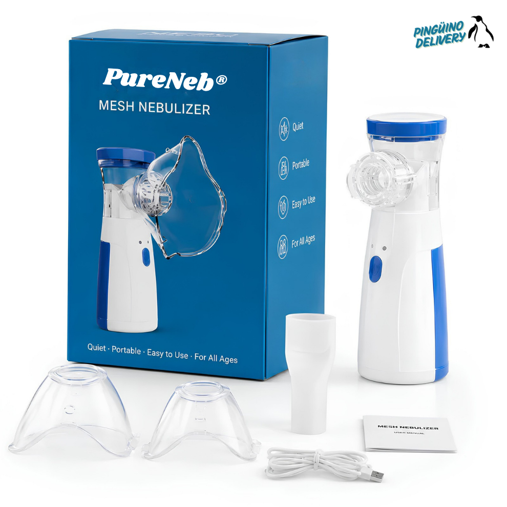 PureNeb® - Nebulizador Portátil para toda la familia