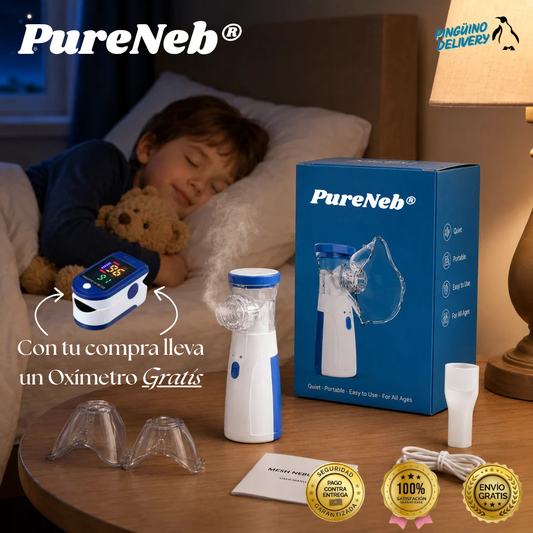 PureNeb® - Nebulizador Portátil para toda la familia