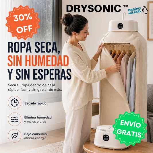 DrySonic ™ - Secadora de ropa portátil