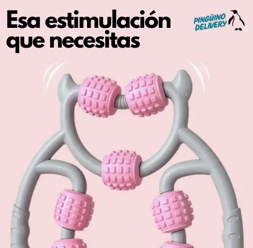 💗 Rodillo Masajeador Anticelulitis 360°