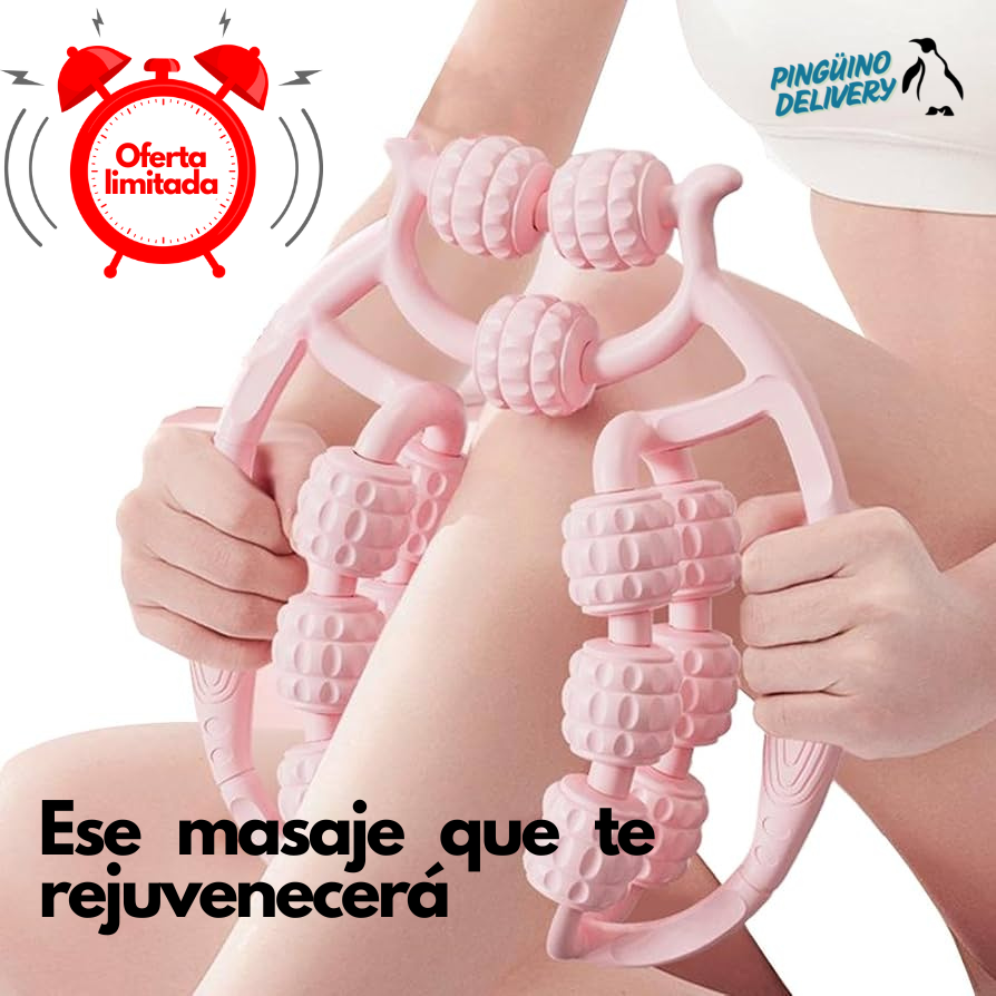 💗 Rodillo Masajeador Anticelulitis 360°