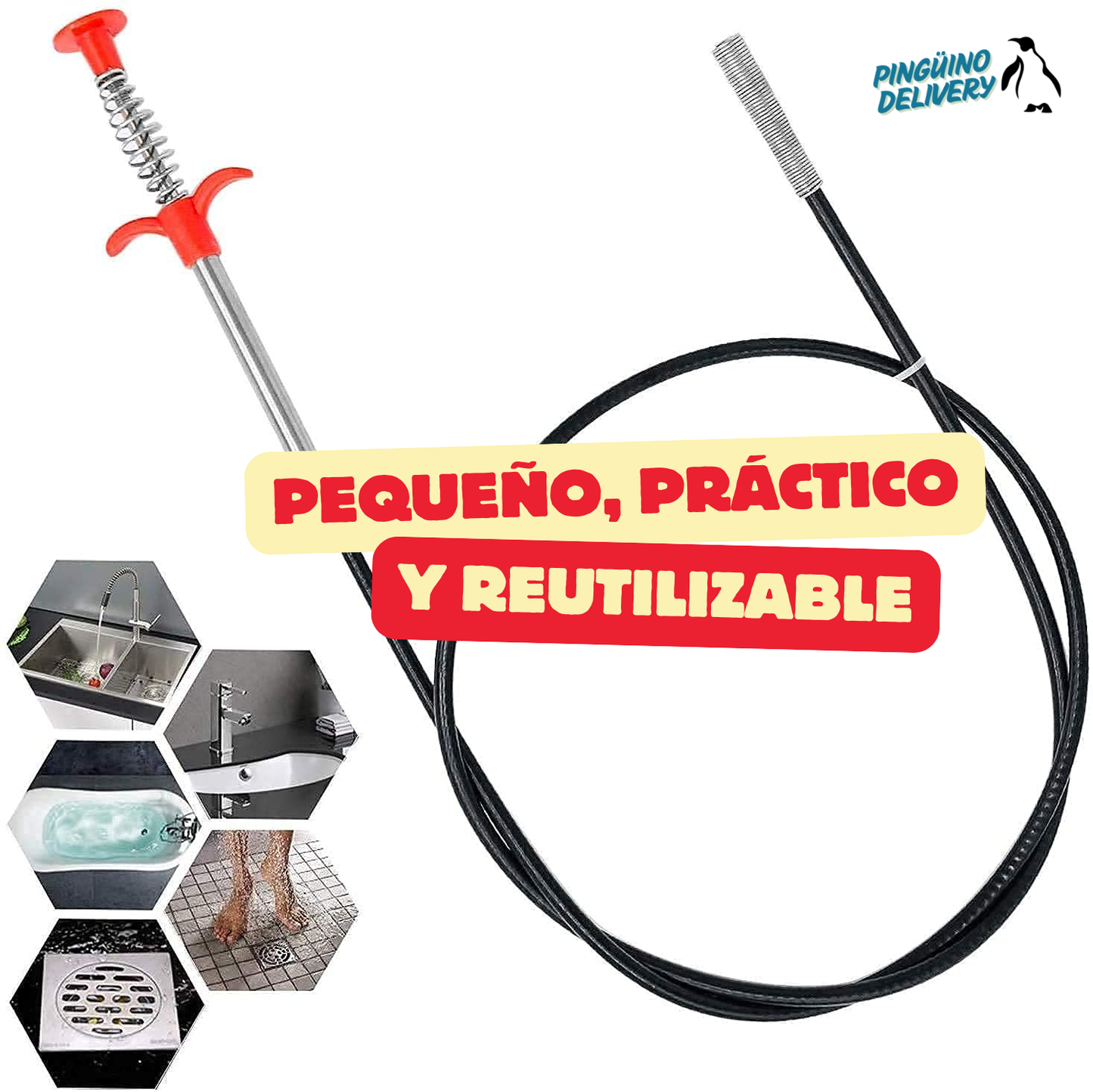 🧰 Destapa Tuberías – El gadget que todo hogar necesita