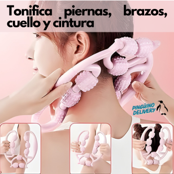 💗 Rodillo Masajeador Anticelulitis 360°