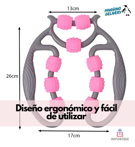 💗 Rodillo Masajeador Anticelulitis 360°