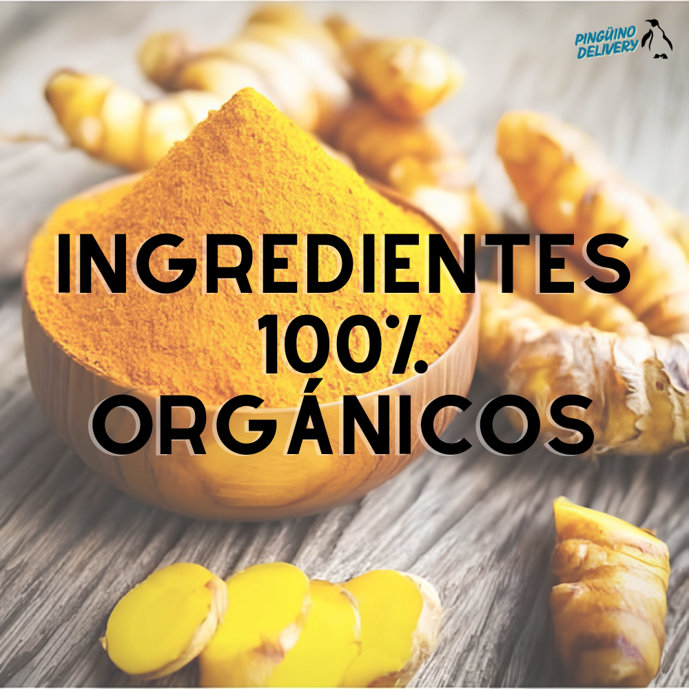 Suplemento - Cápsulas de Cúrcuma Orgánico 60 cápsulas